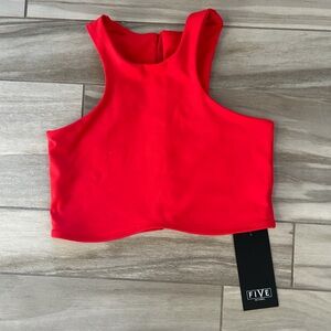 Five the label contour Crop